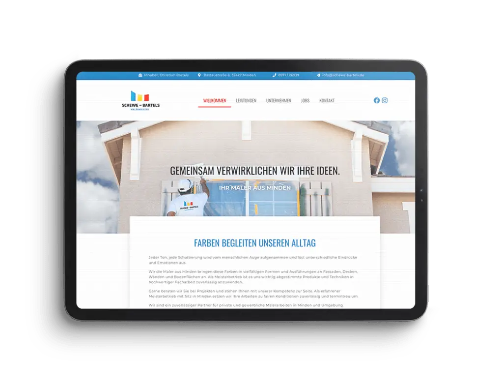 Webdesign in Minden